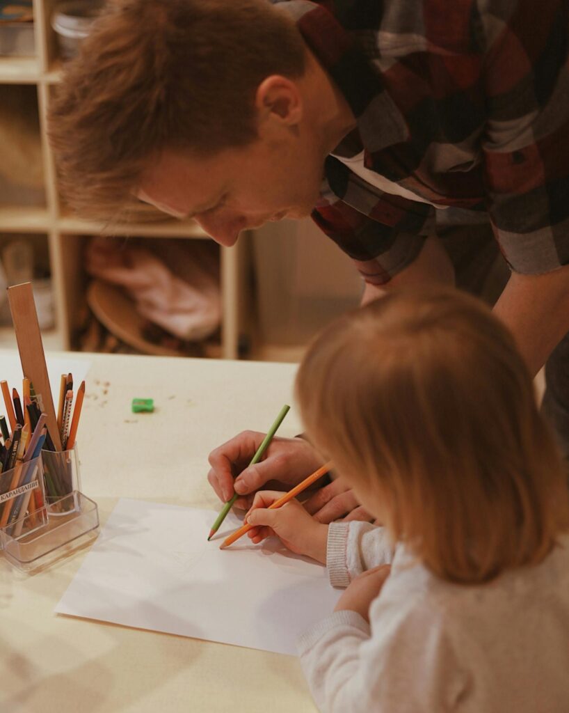 Father lays the groundwork for clear communication regarding financial planning for aging parents by communicating with his daughter.