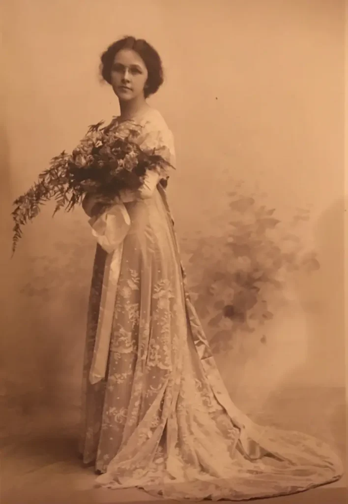 Old pictures cause reflection: a great-great-granddaughter uncovers a picture of her great-great-grandmother and wonders what she was like and if she is anything like her relative.