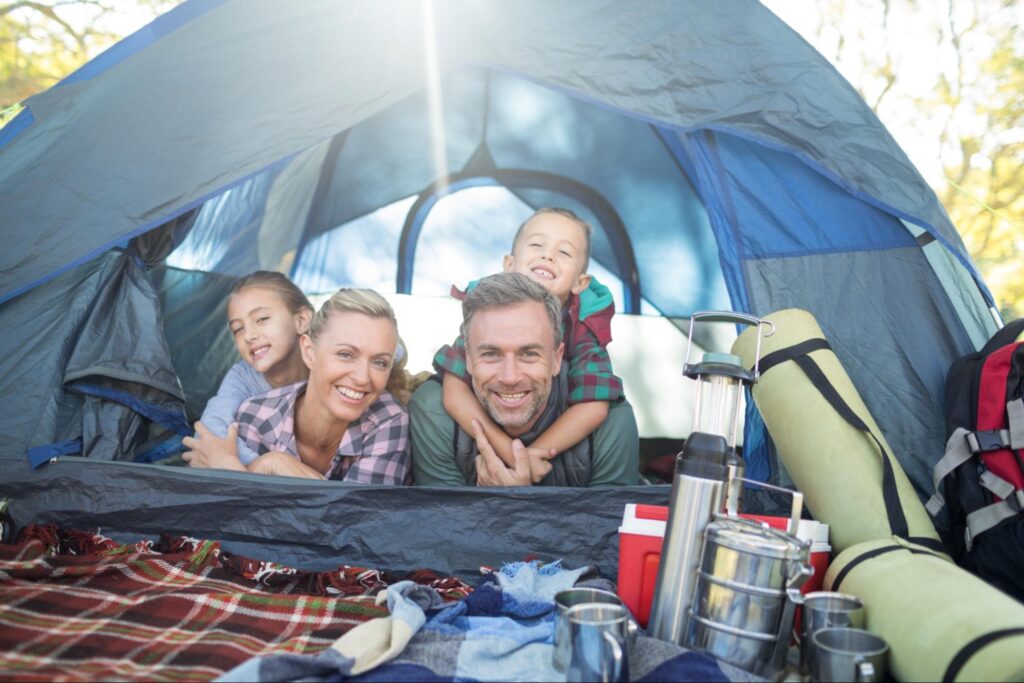 This family is enjoying a low-cost vacation to reduce spending due to tariffs inflation.