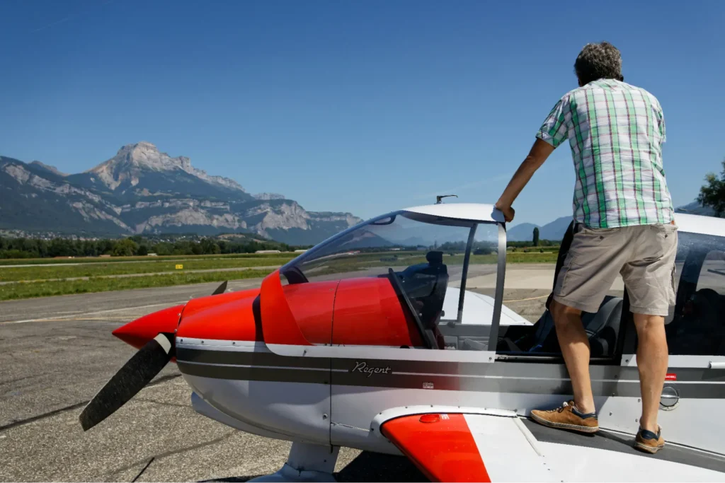 Retiring pilot getting ready for a gorgeous flight with confidence after building his retirement strategy.